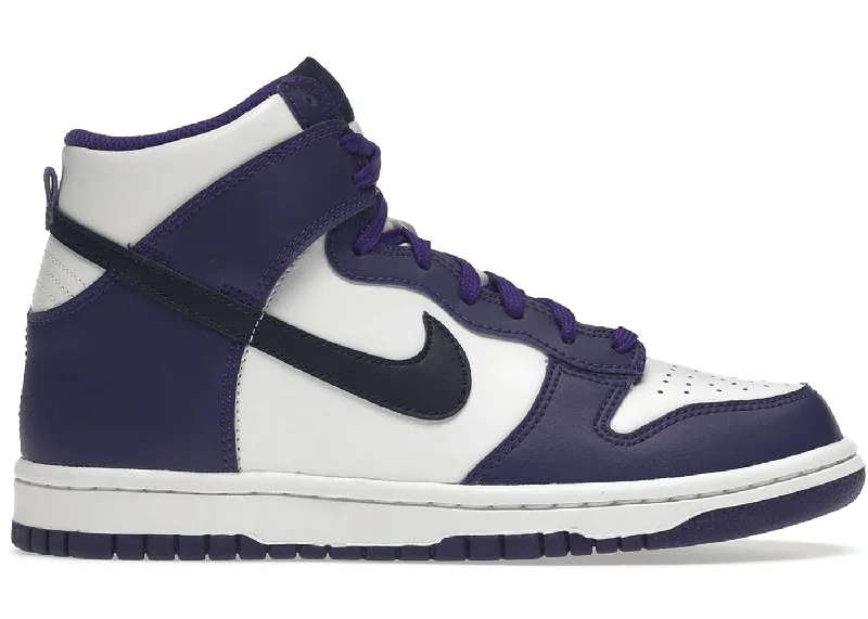 Nike Dunk High Electro Purple Midnight Navy (GS)