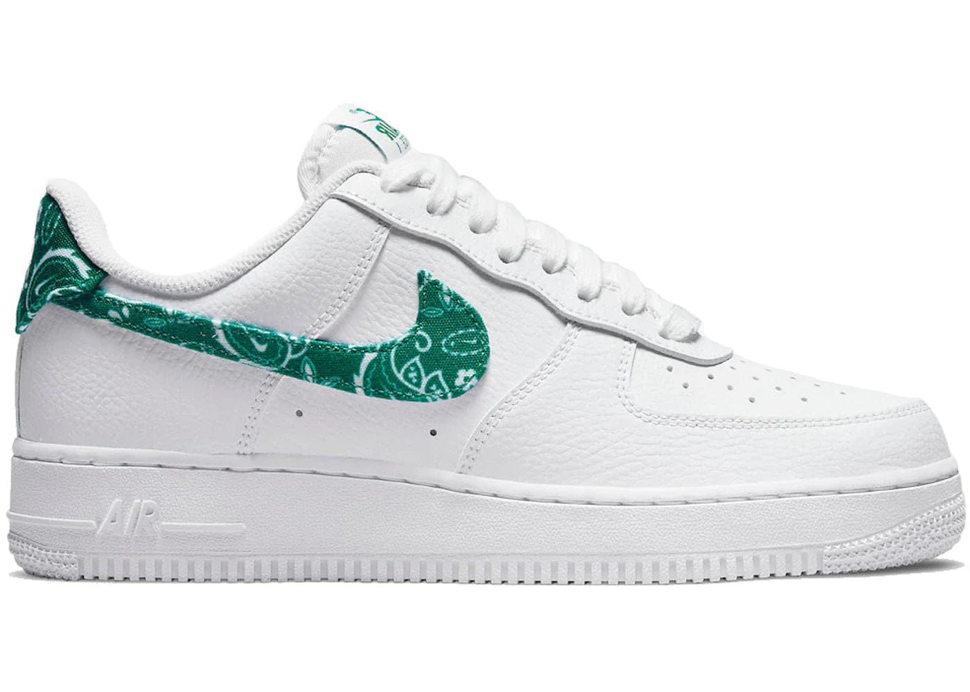 Nike Air Force 1 Low '07 Essential White Green Paisley (W)