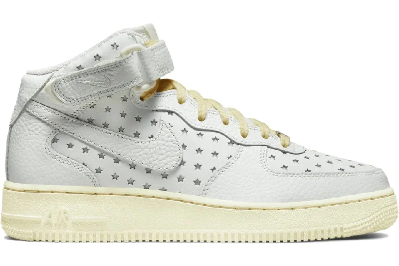 Nike Air Force 1 Mid Cut Out Stars Summit White (W)