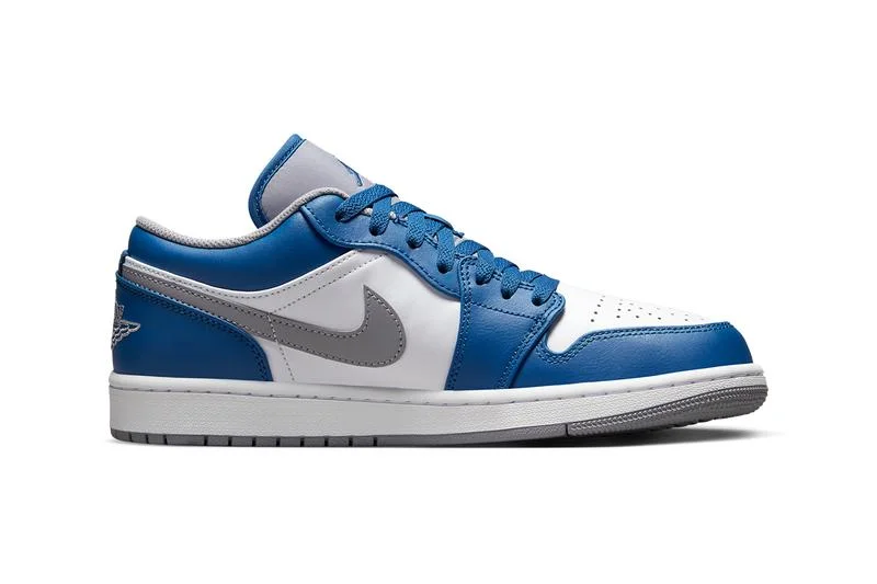 Nike Air Jordan 1 Low True Blue (GS) Women's