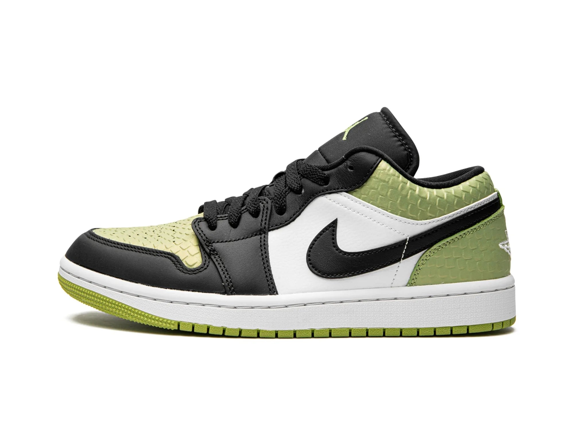 Nike Air Jordan 1 Low "Vivid Green Snakeskin"