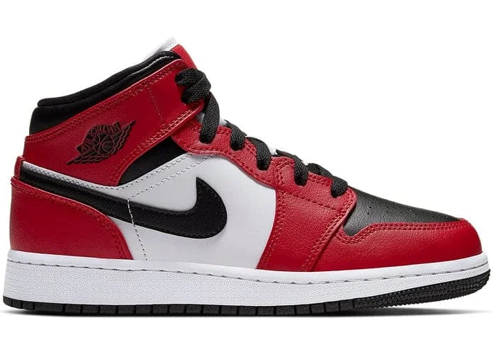 Nike Air Jordan 1 Mid Chicago (GS) Women's