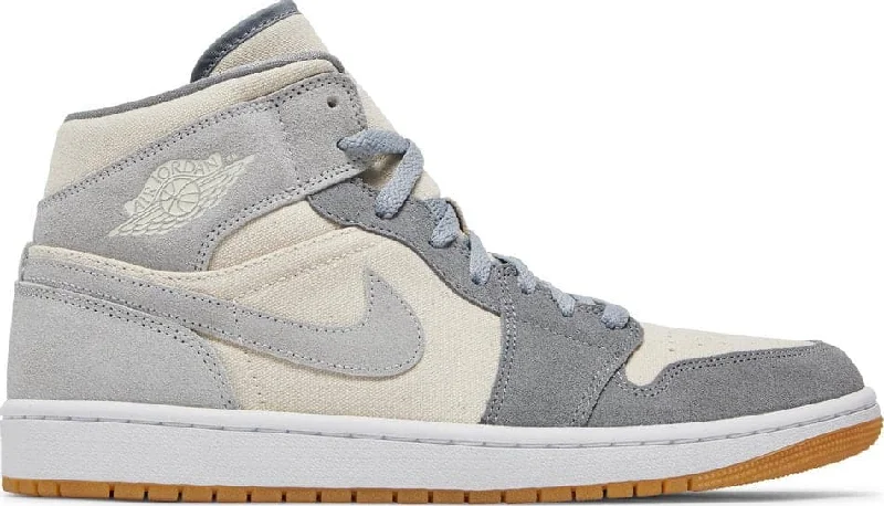 Nike Air Jordan 1 Mid SE Coconut Milk Particle Grey Men's