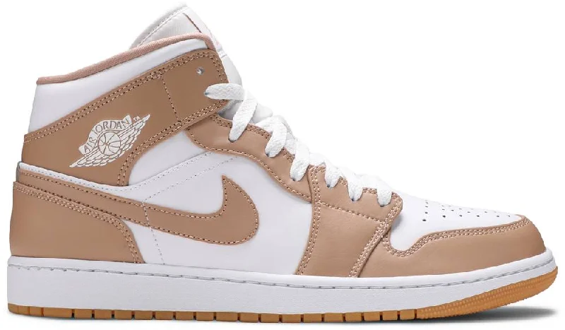 Nike Air Jordan 1 Mid Tan Gum Men's