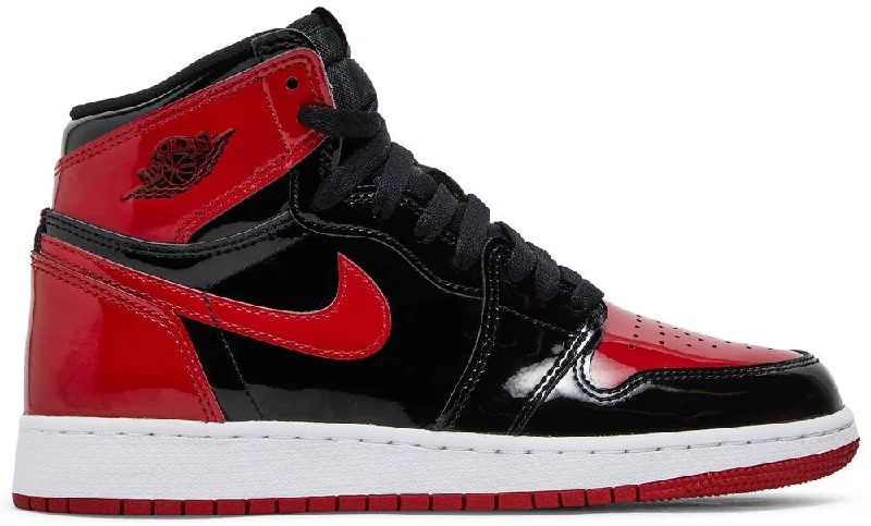 Nike Air Jordan 1 Retro High OG Patent Bred (GS) Women's