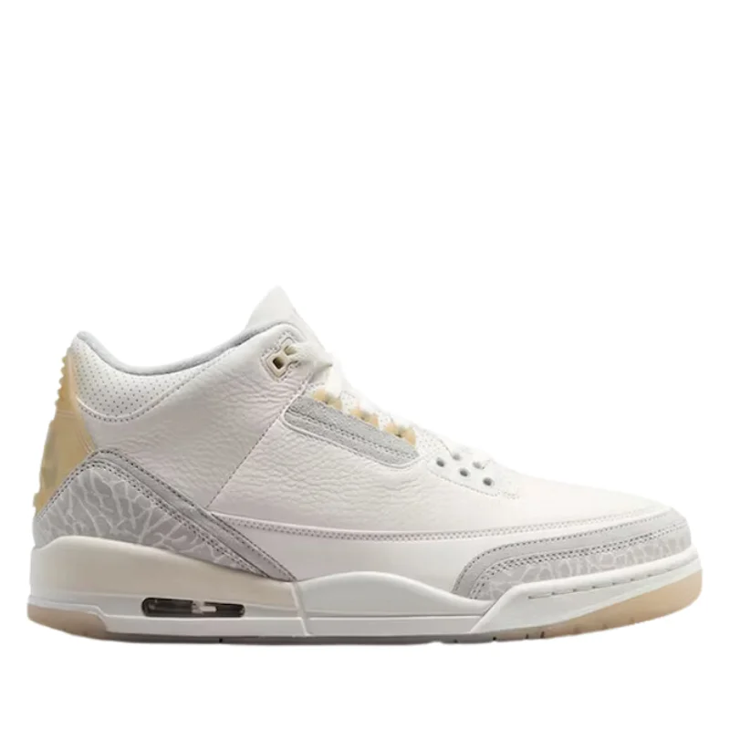 Nike - Air Jordan 3 Retro Craft Ivory Sneakers - (FJ9479-100)