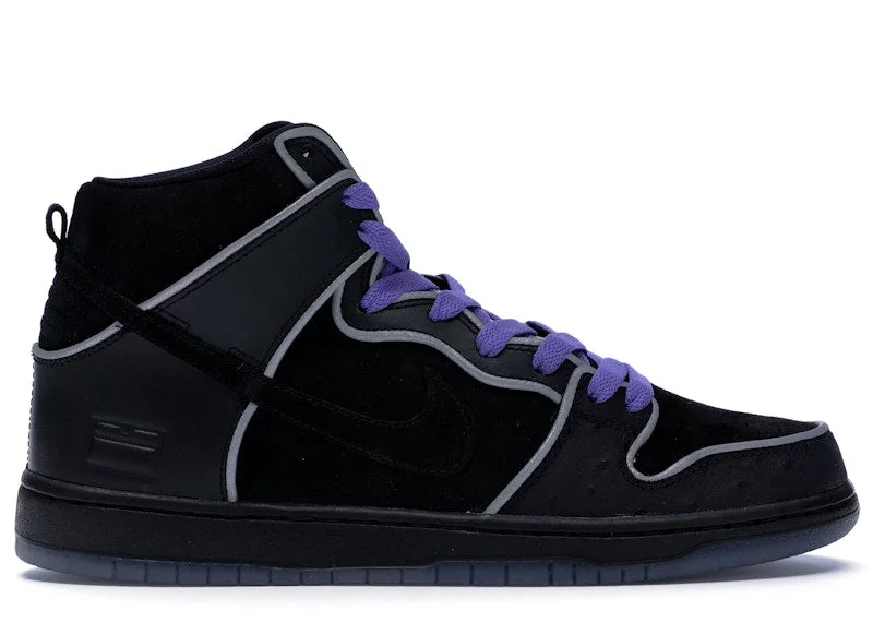 Nike Sb Dunk High Black Purple Box