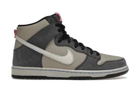 Nike SB Dunk High Grey Pink Men's