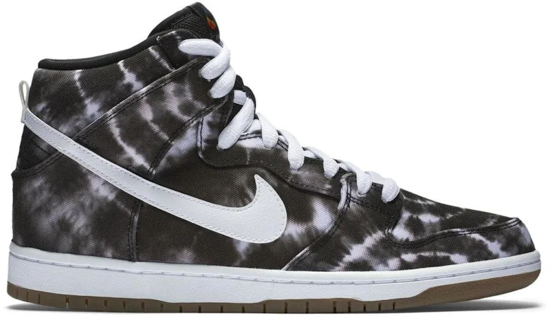 Nike Sb Dunk High Tie Dye Black