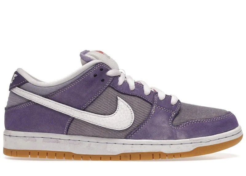 Nike Sb Dunk Low Pro Iso Orange Label Unbleached Pack Lilac