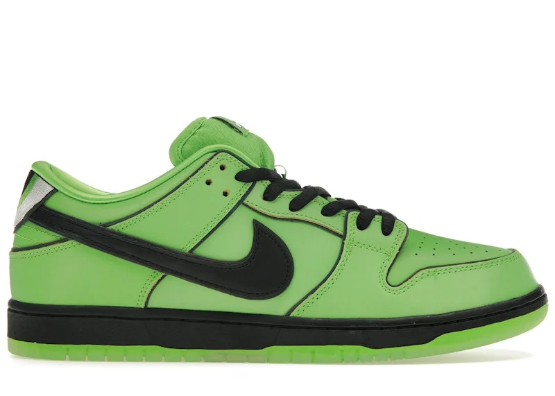 Nike Sb Dunk Low The Powerpuff Girls Buttercup