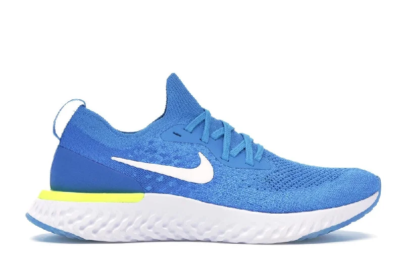 Nike epic react flyknit volt glow