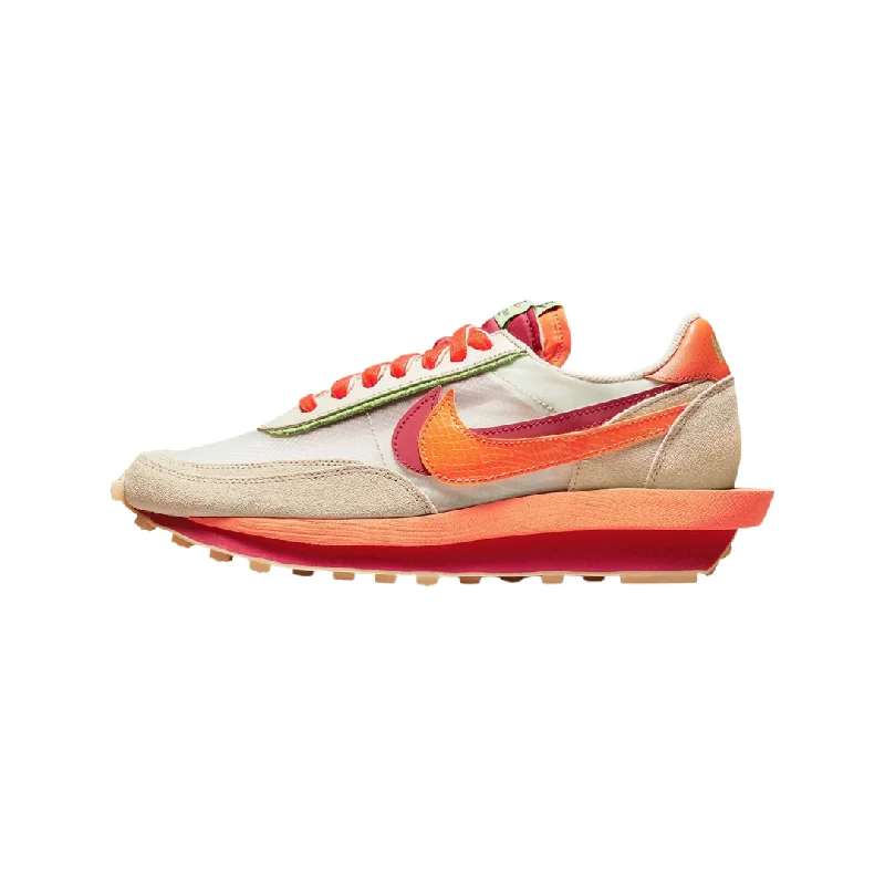 Nike LD Waffle x Sacai “CLOT Kiss of Death Net Orange Blaze”